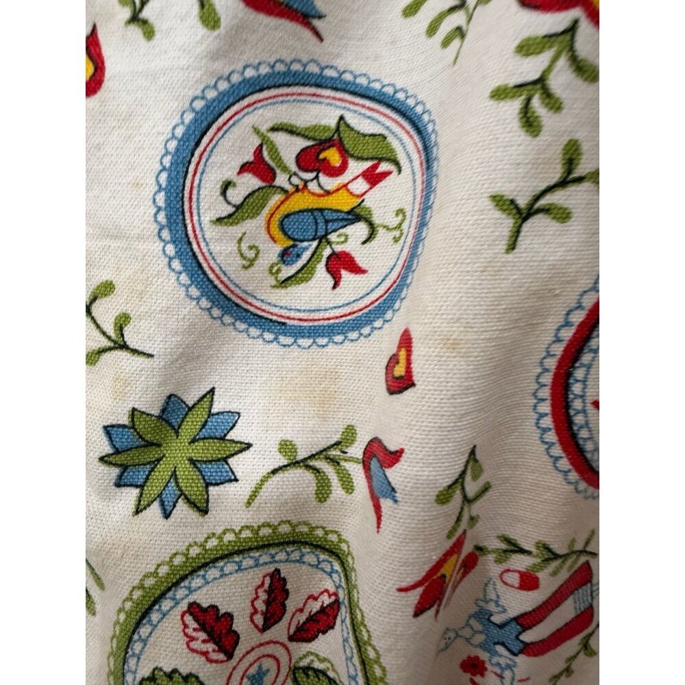Vintage Amish Farmhouse Quilted Apron Vest Floral Print - Picture 5 of 11